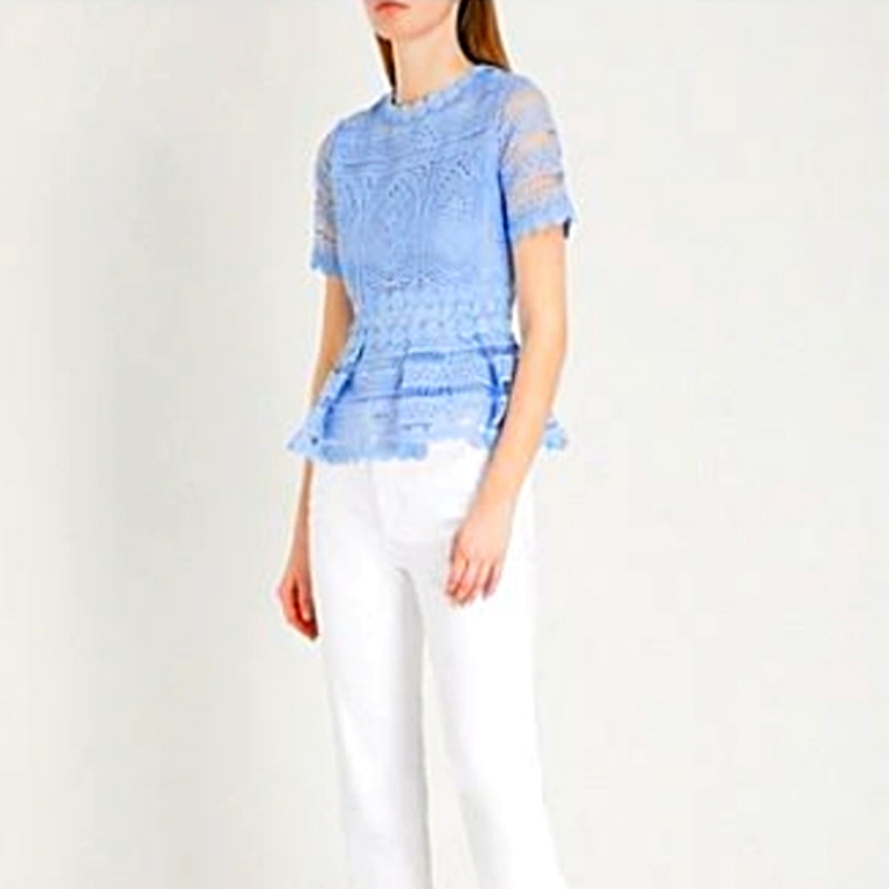 NNW Maje loseray embroidered top